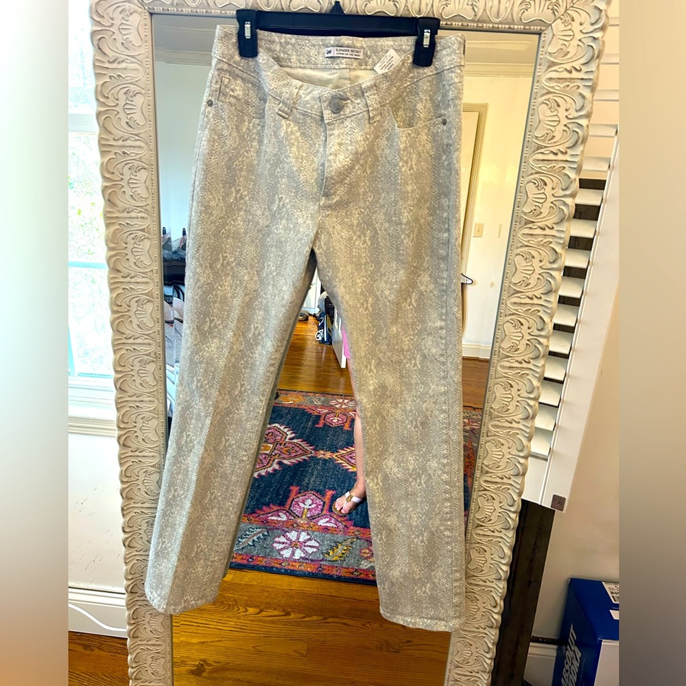 SOLD Snake print jeans